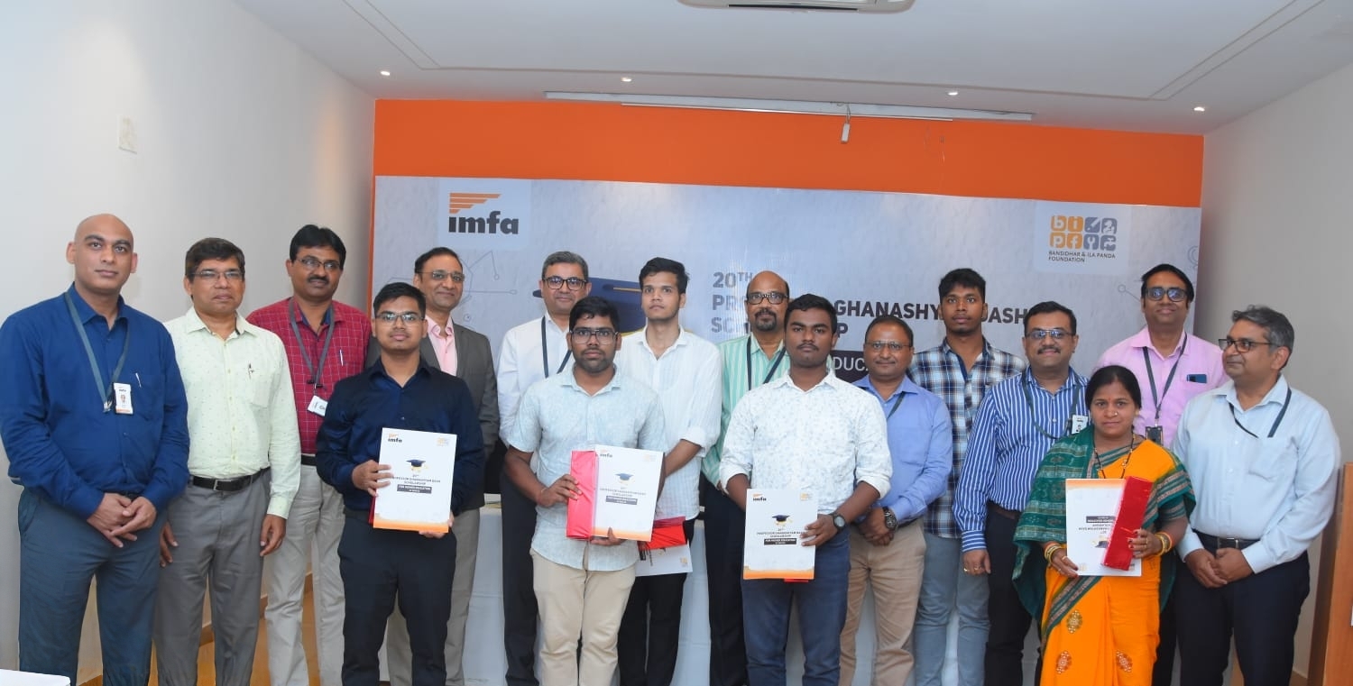 PGDS AY 2024-25 Recipients and UTSAAH Mentors with Senior Leaders at Felicitation Ceremony held on 11 June 2025, IMFA CHQ, Bhubaneswar.